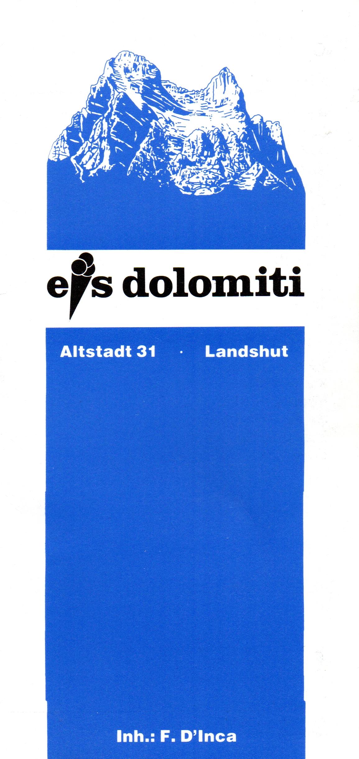 Zeichnung Dolomiten
